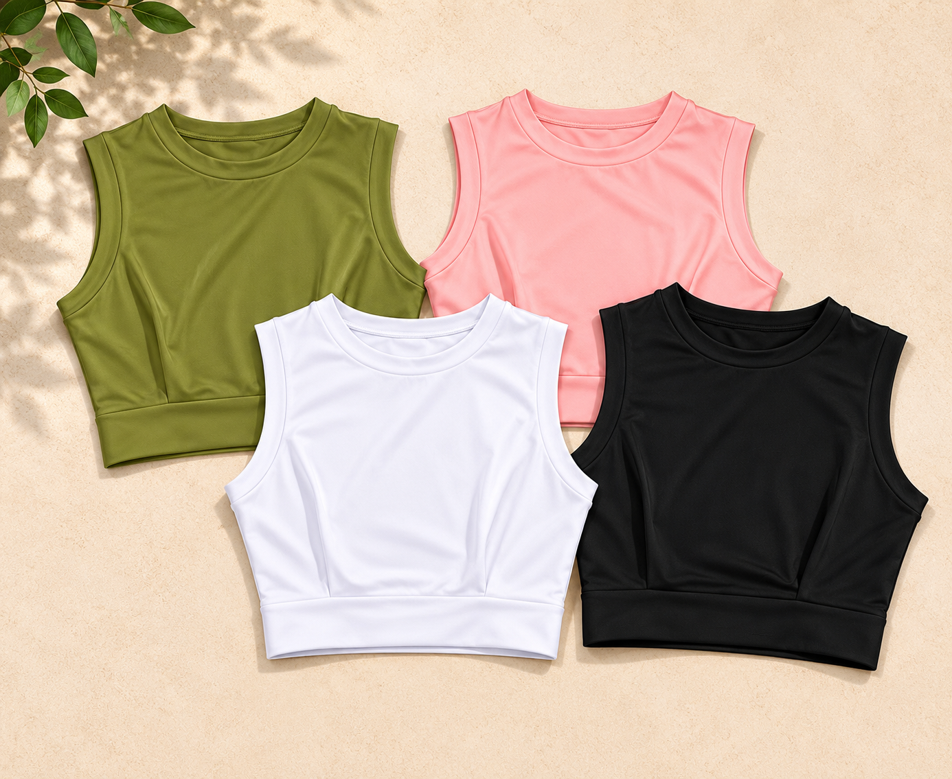Summer Sleeveless Crop Top
