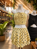 Yellow Polka Dot Outfit